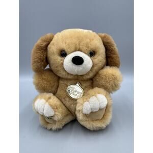 Vintage Main Joy Limited Platinum Plus Puppy Dog Plush 8” Stuffed Animal Brown
